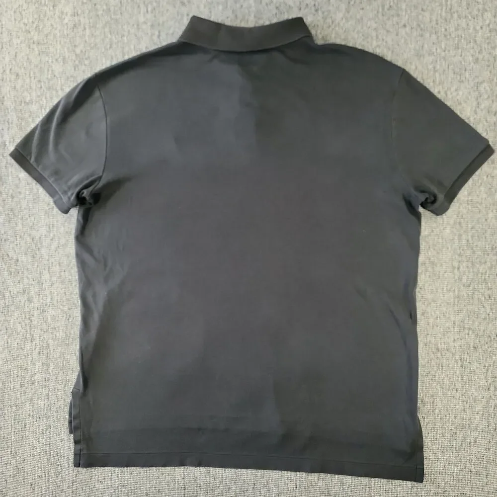 Polo Ralph Lauren Pima Soft Touch Polo Shirt Men’s L Black Color Pony Logo